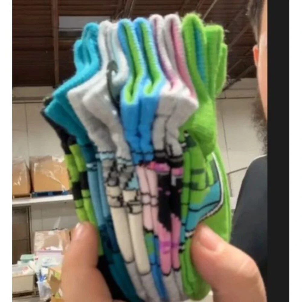 CTM Kid's Minecraft Mix It Up Graphics Novelty Socks (6 Pack)